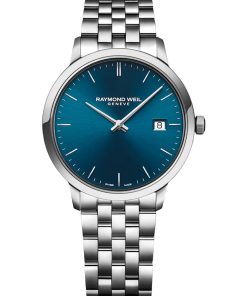 Raymond Weil Toccata Classic Quartz Blue Dial Stainless Steel Bracelet Watch, 42mm