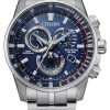 Citizen 43mm PCAT Stainless Steel Mens Watch
