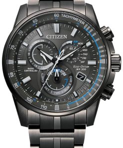 Citizen 43mm PCAT Gray Stainless Steel Mens Watch
