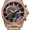 Citizen 42mm PCAT Rose Gold-Tone Mens Watch