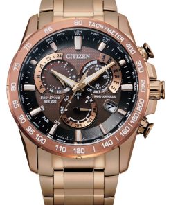 Citizen 42mm PCAT Rose Gold-Tone Mens Watch
