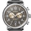 Shinola The Runwell Chrono Cool Gray Dial Stainless Steel Watch, 47mm