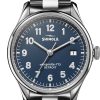 Shinola The Vinton Midnight Blue Dial Stainless Steel Bracelet Watch, 38mm