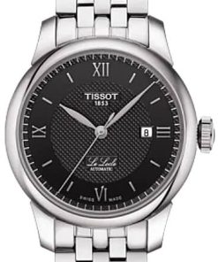 Tissot  Le Locle Automatic Black Dial Stainless Steel Bracelet Watch, 29mm