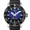 Tissot Seastar 1000 Powermatic 80 Blue Gradient Dial Rubber Strap Watch, 43mm
