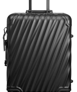 TUMI 19 Degree Aluminum Matte Black Continental Carry-On