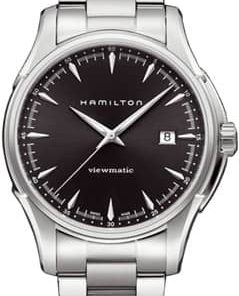 Hamilton JazzMaster Viewmatic Auto Black Dial Stainless Steel Watch, 40mm