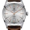 Hamilton American Classic Spirit Of Liberty Auto Silver Dial Brown Leather Watch, 42mm