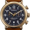 Shinola The Runwell Chrono Midnight Blue Dial Brown Leather Watch, 41mm