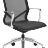 Euro Style Black Tertu Low Back Office Chair