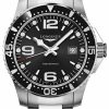 Longines HydroConquest Sunray Black Dial Stainless Steel Watch, 39mm