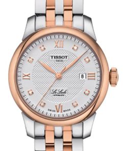 Tissot Le Locle Automatic Lady Silver Dial Two-Tone Stainless Steel Watch, 29mm