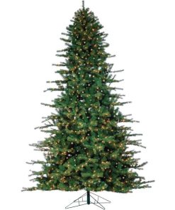 Sterling 9 Ft. New Layered Highland Pine 1400-Bulb Clear Incandescent Prelit Artificial Christmas Tree