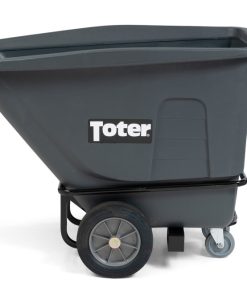 Toter 1/2 Cubic Yard 1200 lbs Capacity Heavy Duty Tilt Truck Gray