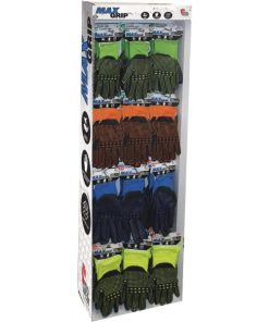 Midwest Gloves & Gear Max Grip Unisex Small/Medium & Large/XL Gloves Power Panel Display