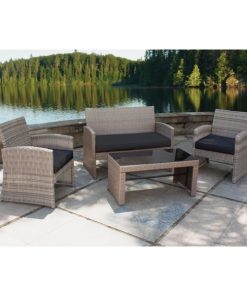 Outdoor Expressions Modena 4-Piece Chat Set