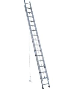 Werner 32 Ft. Aluminum Extension Ladder with 250 Lb. Load Capacity Type I Duty Rating