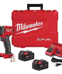 Milwaukee M18 FUEL 18 Volt Lithium-Ion Brushless 1/2 In. Compact Impact Wrench w/Friction Ring Kit