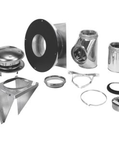 SELKIRK Sure-Temp 6 In. Stainless Steel Thru-The-Wall Chimney Support Kit