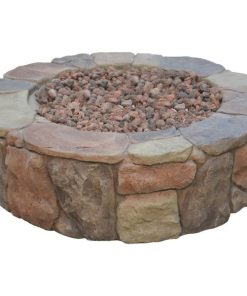 Bond Petra 36 In. Round Faux Stone Fire Pit