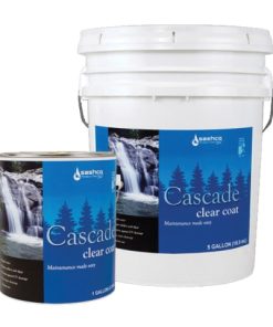 SASHCO Cascade 63005-08 Top Coat, Clear, Liquid, 5 gal, Pail