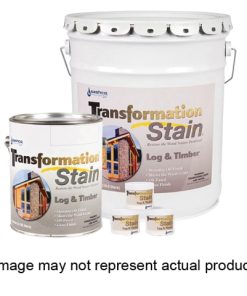 SASHCO Transformation Stain 67285 Log and Timber Stain, Red Tone Dark, Liquid, 5 gal, Pail