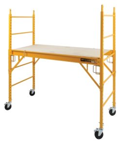 METALTECH Jobsite Series I-CISC Scaffold Tower, 2 in H Adjustment, 1000 lb