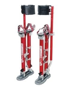 METALTECH I-BMDS2440 Drywall Stilt, 225 lb, 24 in Min H, 40 in Max H, Aluminum