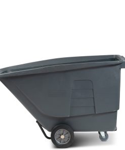 Toter 1 Cubic Yard 1200 lbs Capacity Standard Duty Tilt Truck Gray