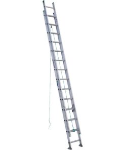 Werner 28 Ft. Aluminum Extension Ladder with 225 Lb. Load Capacity Type II Duty Rating