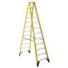 Werner 12 Ft. Fiberglass Step Ladder with 375 Lb. Load Capacity Type IAA Ladder Rating
