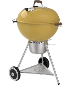 Weber Master Touch 70th Anniversary 22 In. Hot Rod Yellow Kettle Charcoal Grill