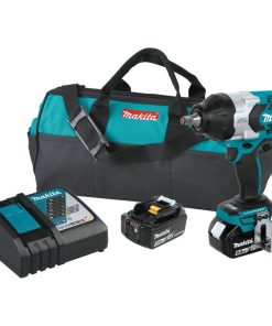 18 Volt LXT Lithium-Ion Brushless Cordless High Torque 1/2 in. Sq. Drive Impact Wrench Kit, 5.0 Ah