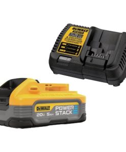 DEWALT POWERSTACK 20 Volt MAX Lithium-Ion 5 Ah Tool Battery and Charger Kit