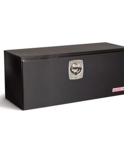 48.125-in x 18.25-in x 18.125-in Black Steel Universal Truck Tool Box