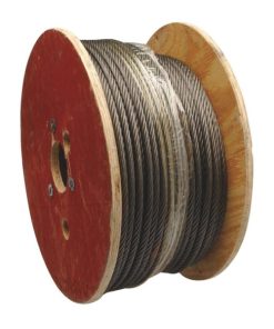 Campbell 3/8 In. x 250 Ft. Fiber Core Wire Cable