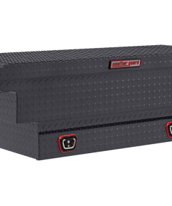 Weather Guard Saddle Truck Tool Box Aluminum Low Profile Gunmetal Gray