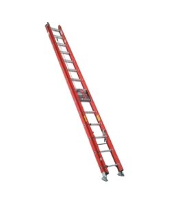 WERNER D6224-2 Extension Ladder, 23 ft H Reach, 300 lb, Fiberglass