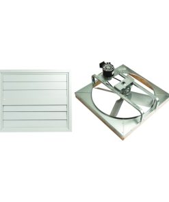 Master Flow 30BWHFS Whole House Fan, 6000 cfm Air, Aluminum