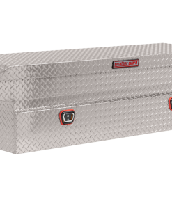 Weather Guard Saddle Truck Tool Box Aluminum Full Standard Clear