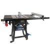 10" Left Tilt Contractor Saw with 30" RH Rip with Steel Wings