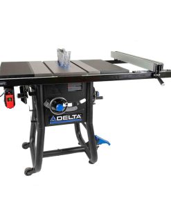 10" Left Tilt Contractor Saw with 30" RH Rip with Steel Wings