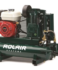 5.5 HP Honda, 9.3 CFM@90PSI, 9 Gall Twin Tank Compressor