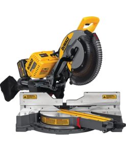 DeWALT FLEXVOLT DHS790AT2 Miter Saw, Battery, 12 in Dia Blade, 2 x 14 in 45 deg, 2 x 14 in at 90 deg Cutting Capacity