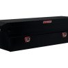 Weather Guard Saddle Box Aluminum Full Low Profile Gloss Black