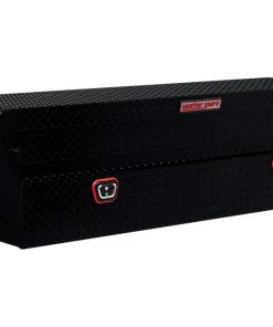Weather Guard Saddle Box Aluminum Full Low Profile Gloss Black