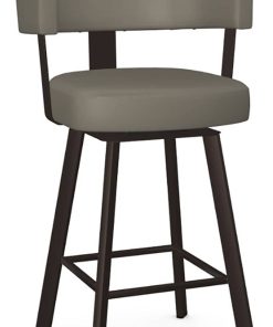 Amisco Grissom Stratus/Cobrizo Swivel Counter Stool