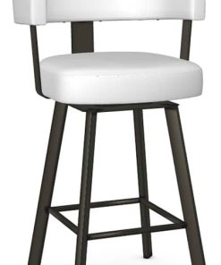 Amisco Grissom Harley/Blizzard Swivel Counter Stool