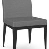 Amisco Pablo Black Coral/Silverpoint Dining Chair