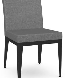 Amisco Pablo Black Coral/Silverpoint Dining Chair